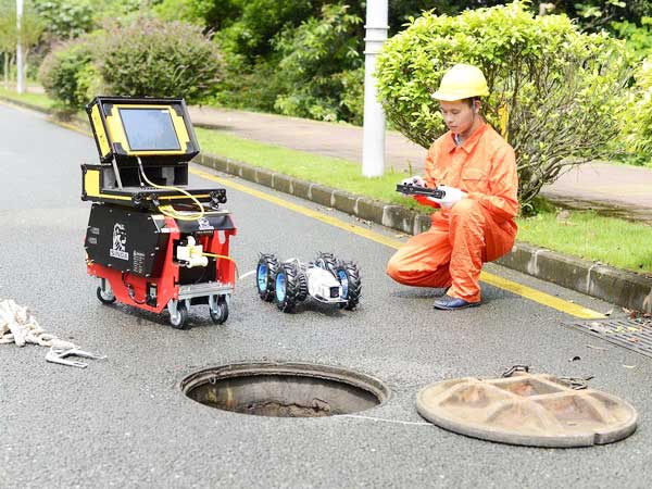 梁河管道机器人检测